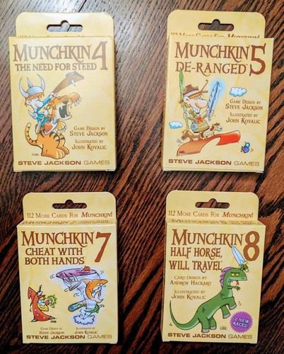 Munchkin 10: Time Jump Expansion Card Game - 112 New Fantasy Cards For 5+ Players