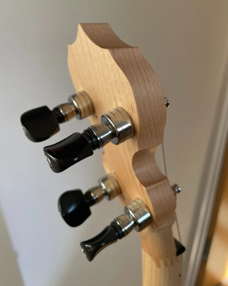 Modified 12" Deering Americana 5 string Open-back Banjo with Frailing Scoop - Image 4 of 4