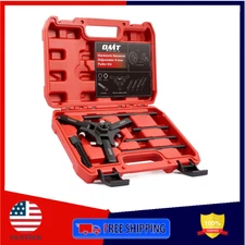 3-Jaw Harmonic Balancer Puller Kit – Adjustable Pulley Remover Tool Set