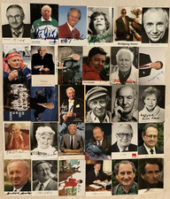 30 Autographs LOT Deceased Artist Athletes Politicians $1.25 Each LOT 11 XYZ