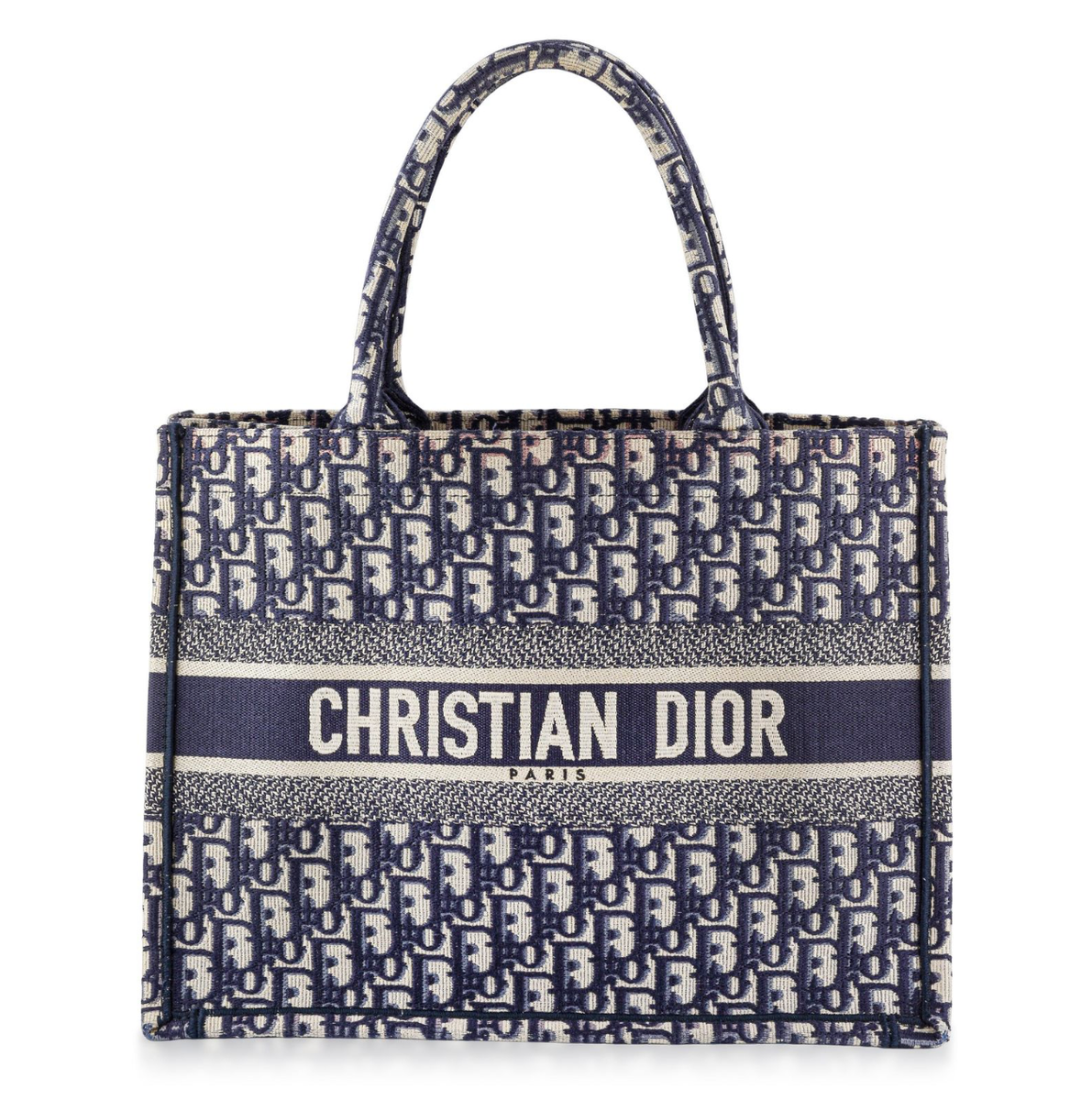 Christian Dior Oblique Book Tote 42 -Navy Blue color Bag | eBay