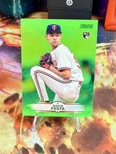 2025 Topps Stadium Club - David Festa #186 Lime Green Foil (RC)