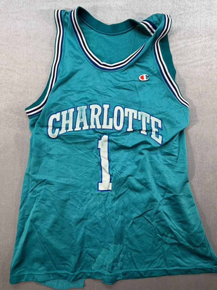champion チャンピオン シャーロット・ホーネッツ メッシュ ジャージ Charlotte Hornets Green NBA Jerseys for sale | eBay