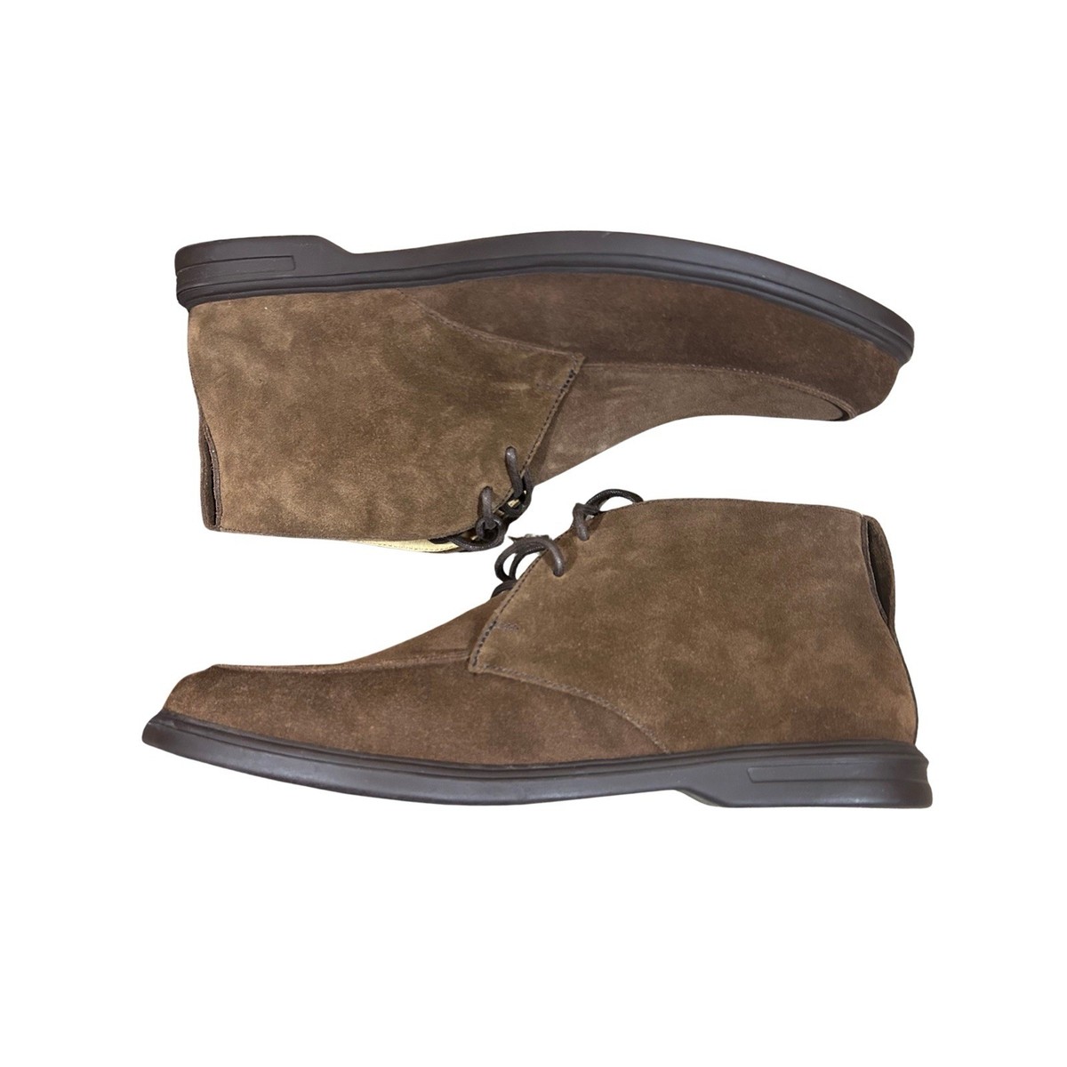 Peter Millar Walnut Excursionist Lace Up Derby Boot MF24XF17 Suede