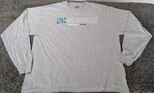 UNC Wilmington Seahawks T Shirt Men's XXL Gray Long Sleeve Graphic Seahawk Pride