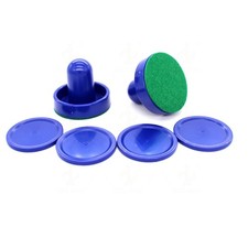 Air Hockey Pusher and Pucks Table Hockey Pusher Set Goal Handle Pusher