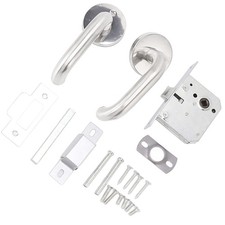 .Handle Locks Stainless Steel Safety Passageway Door Handle Lock For Fire