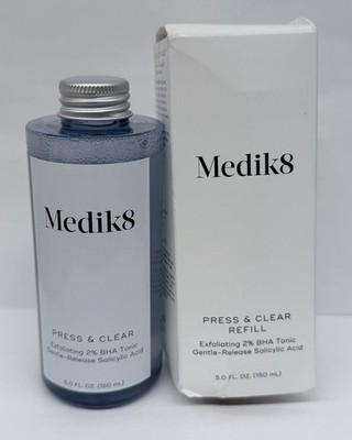 Medik8 Press & Clear Exfoliating BHA Tonic Salicylic Acid 5 fl. oz. Refill