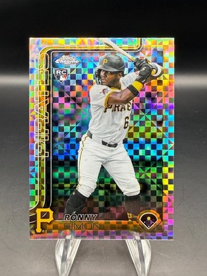 2025 Topps Chrome Update - Ronny Simon X-Fractor (RC) #USC35 Pittsburgh Pirates