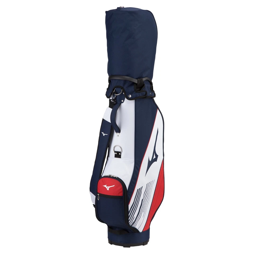 Bolsa de carro de golf MIZUNO NX.2 unisex 9" x 47" divisor de 5 vías ligero 2023 negro Foto 2 de 4