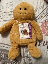 Warmies 13" Heatable Weighted Gingerbread Plush Scented w/Lavender  NEW