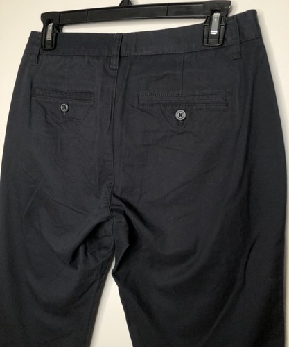 BONOBOS Mens Chino Pants 28/28 Slim Fit Navy Blue NWOT Cotton Blend *Shortened - Picture 4 of 6