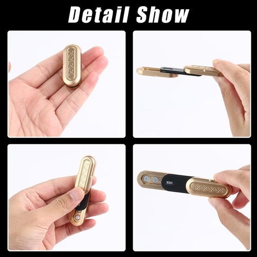 US Aluminum Push Card Magnetic EDC Fidget Toy Sensory Anxiety Stress Relief Toys - Picture 5 of 16
