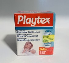 Playtex Drop-Ins 80 Count Disposable Feeding Pre-Sterilized Liners 240ml NOS