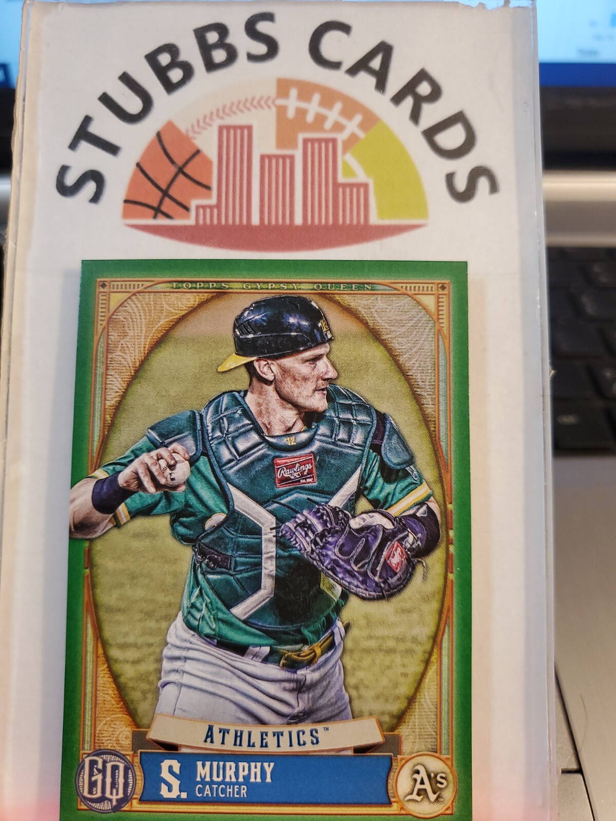 2021 Topps Gypsy Queen Green #175 Sean Murphy Oakland Athletics