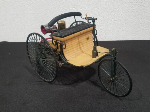 1886 BENZ PATENT MOTORWAGEN FRANKLIN MINT MERCEDES-BENZ DIECAST MODEL C.O.A. 1:8 - Picture 4 of 20