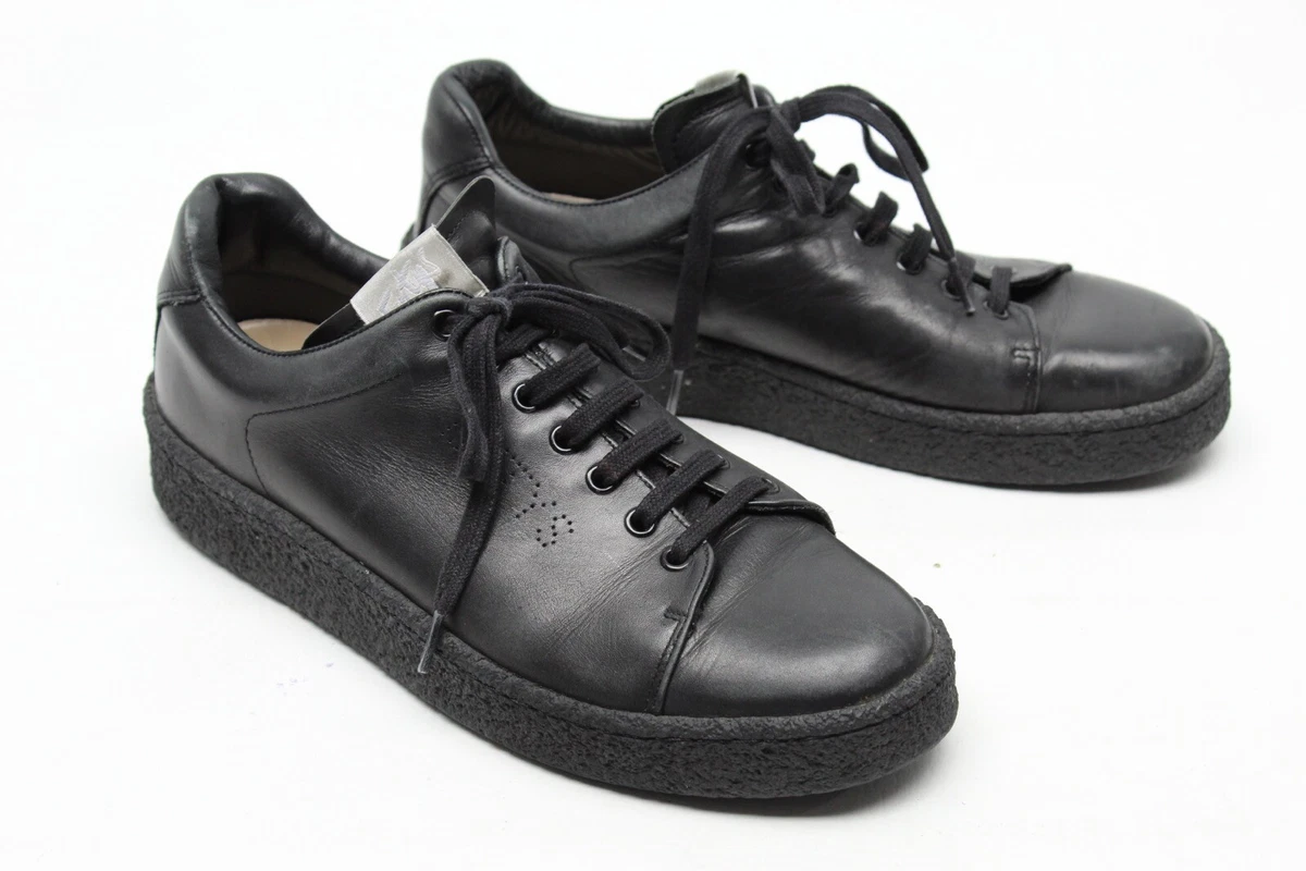 EYTYS Ace Mens Fashion Sneakers 42 8.5 Black Leather Tennis Shoes
