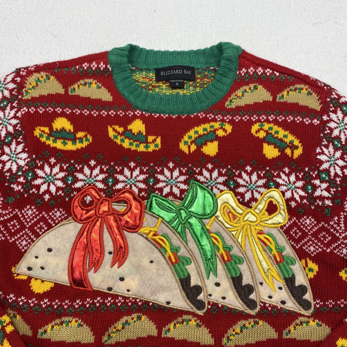 Womens Sweaters Taco Ugly Sweater 33 Degrees Women's Ugly