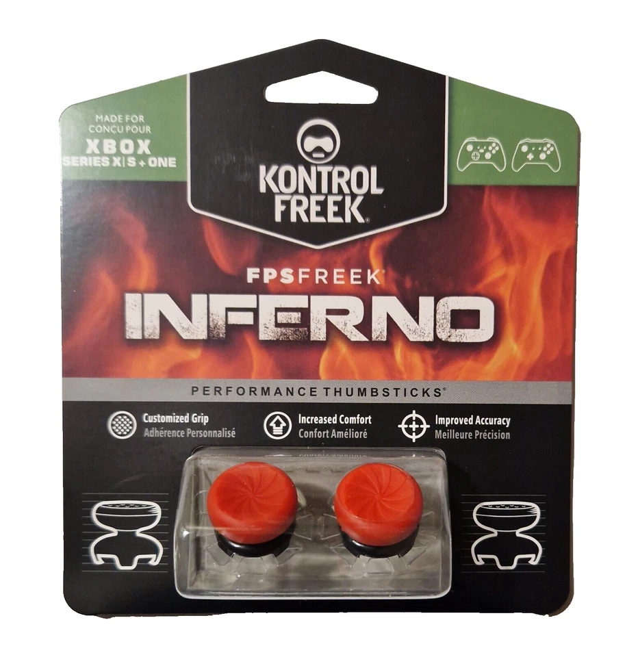 KontrolFreek FPS Freek Inferno Thumbsticks – Xbox One Grips, 4-Prong - Image 2 of 2