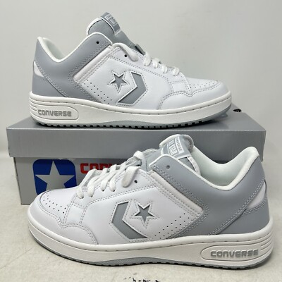 Converse Weapon Leather White Grey Men's Shoes Sneakers