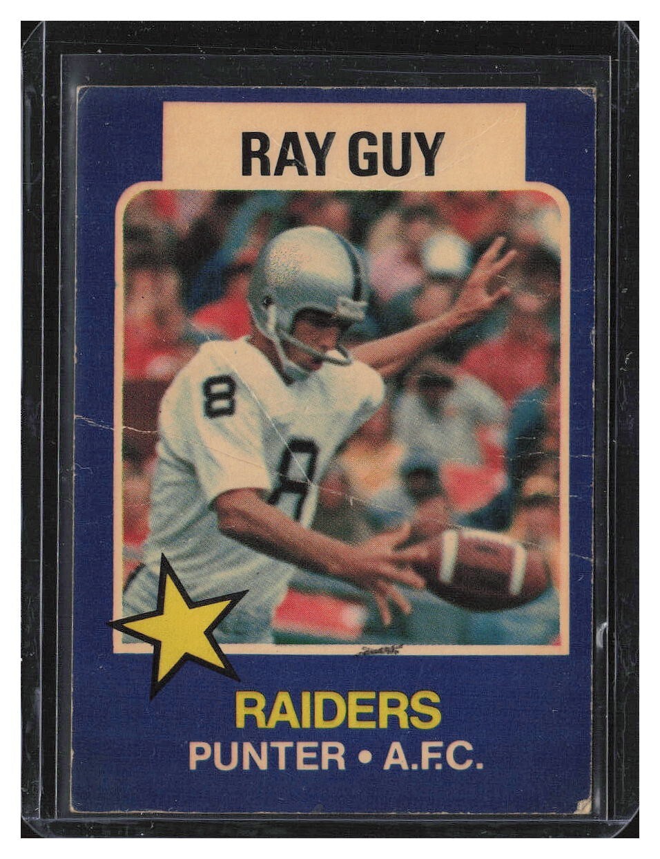1975 Wonder Bread #20 Ray Guy