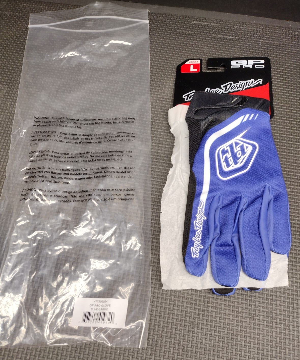 Troy Lee Designs TLD GP Pro MX / MTB Bicycle Gloves BLUE/BLA