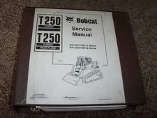 Bobcat Ingersoll Rand T250 Skid Steer Loader Turbo Shop Service Repair Manual