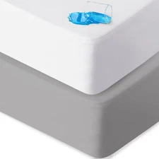 Biloban Pack and Play Sheets Waterproof 2 Pack Fitted, Compatible with Baby G...