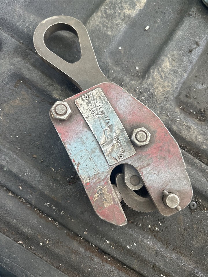 Caldwell Rig-Master 128-1/2 Plate Clamp Grab Lifting Rigging Tool | eBay