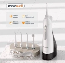 Oral Irrigator USB Rechargeable Water Flosser Portable Dental Water Jet 300ML Wa