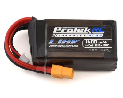 ProTek RC Graphene HV LiPo Akku 4S 15.2V 1400mAh 90C mit XT60 Stecker PTK-5571 