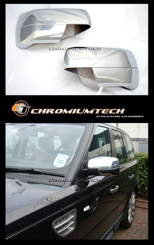 2005-2009 Pre-Facelift RANGE Rover Sport FULL CHROME Mirror Cap Cover Land Rover - Zdjęcie 1 z 9