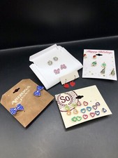 Lot Of 15 Pairs Cute Girls Fashion Stud Earrings, Never Used