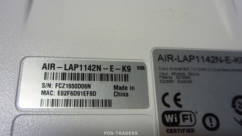 Cisco AIR-LAP1142N-E-K9 V08 Dual-band 54Mbps 802.11n Wireless Acces Point NO PSU - Afbeelding 4 van 4