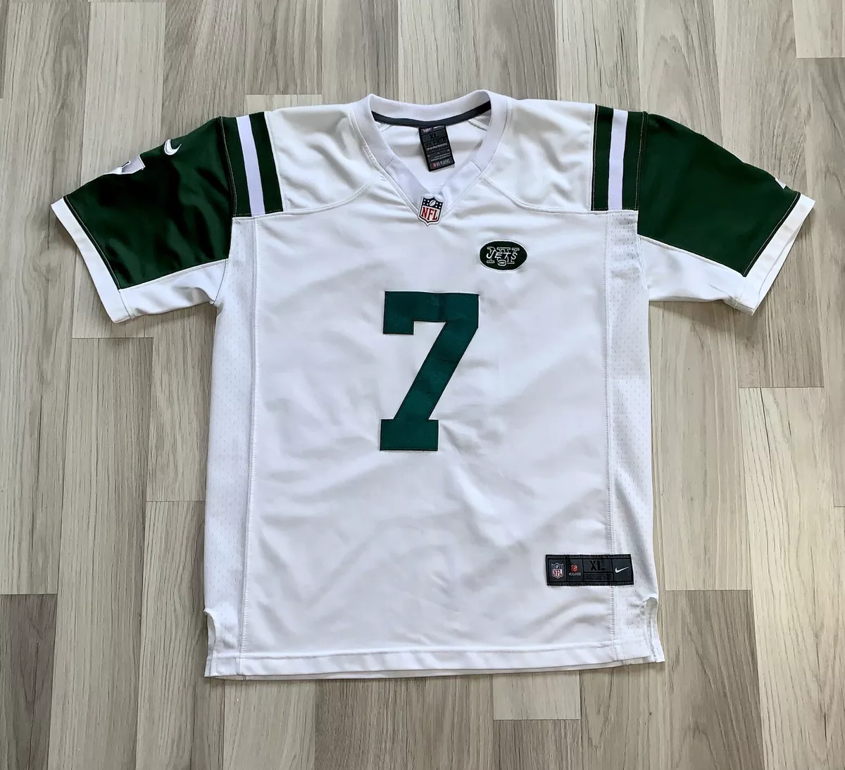 Nike New York JETS Geno Smith On Field Stitched Jersey Youth XL