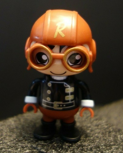 Ryan's World Pilot Plane Aviator Brown Goggles Hat 3" Figurine Toy Collectible