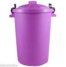 colour dustbins , 80l 110l, food grade, heavy duty , storage , rubbish, trash