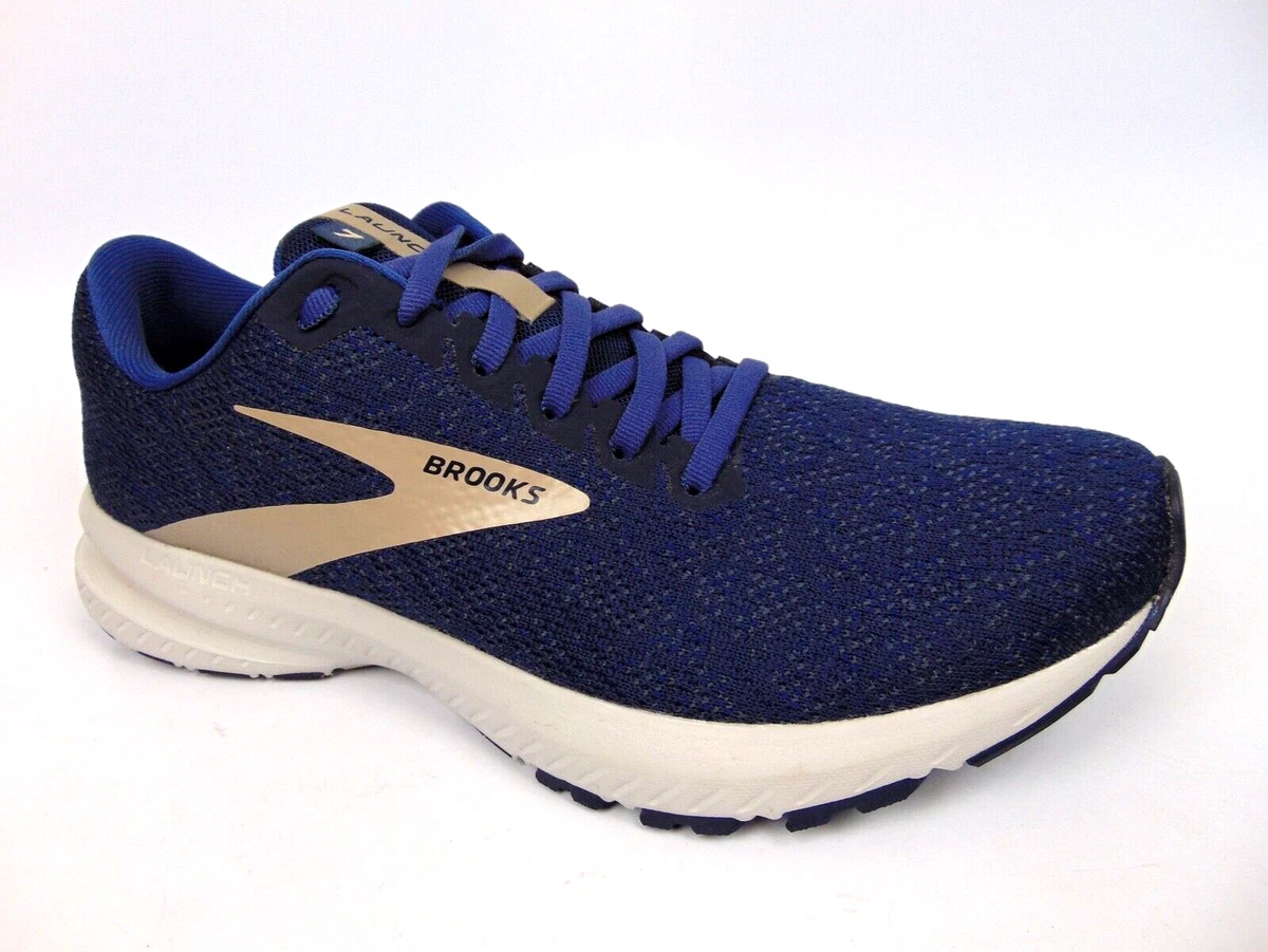 Brooks Mens Launch 7 Running Shoes Sneakers Size 8.0 MB Blue 23815