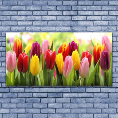 Tableau floral - impression sur toile - Luca Villa - Tulipes