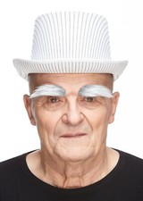 High quality False Self Adhesive Eyebrows Fake Facial Hair Eyebrow Sticker Party