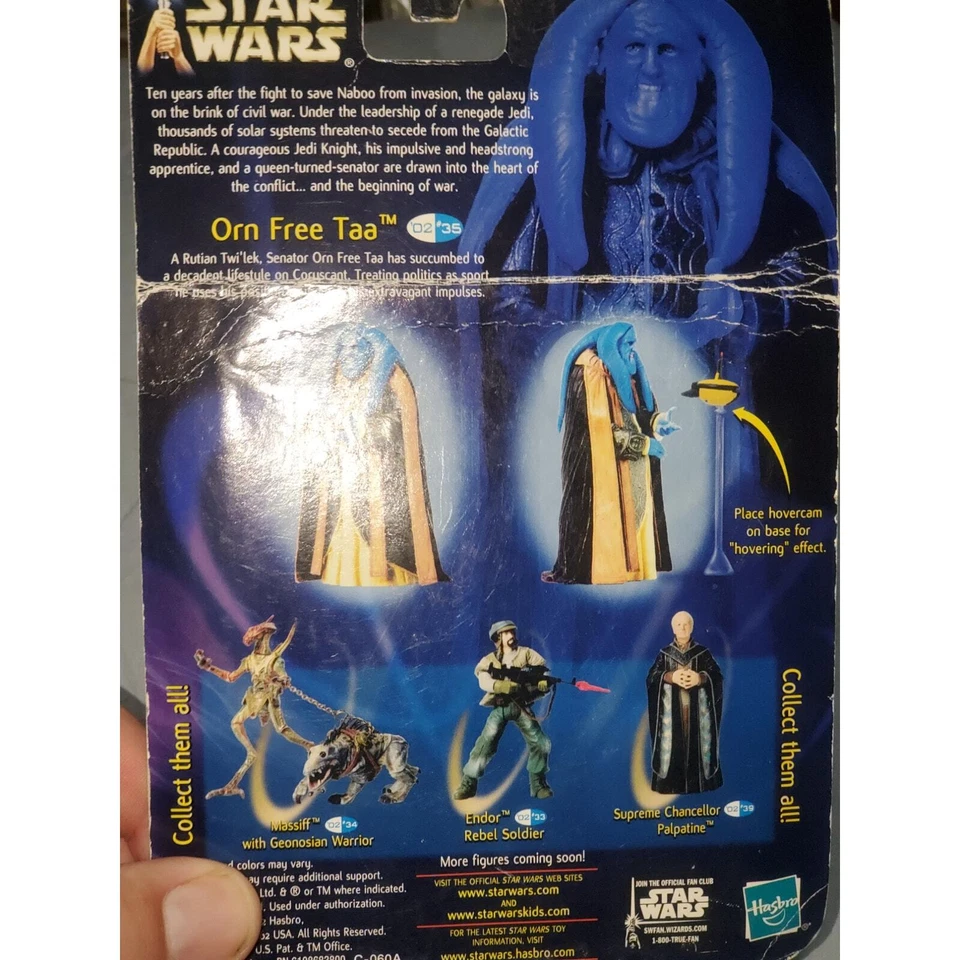 Star Wars Attack of the Clones Orn Free Taa запечатанная - Изображение 2 из 3