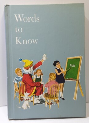 Vintage Words To Know Book Standard Educational Corp Bricker & Beckwith 1985