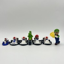McDonald  s Happy Meal Toy Super Mario Bros Mario Kart Toy Lot Of 7 Luigi Toad