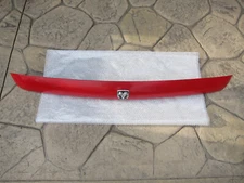 02-05 DODGE RAM TRUCK FRONT RED OEM HOOD GRILLE BUG SHIELD WIND DEFLECTOR NICE!