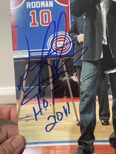 Autographed Dennis Rodman 8x10 Photo HOF 2011 Beckett Signed Authentic - Picture 2 of 3