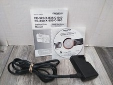 Olympus FE-340, FE-320 C-560, C-540 CHARGER, CD, MANUAL