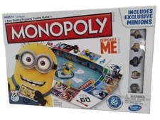 MONOPOLY DESPICABLE ME Board Game EXCLUSIVE MINIONS Excellent Condition