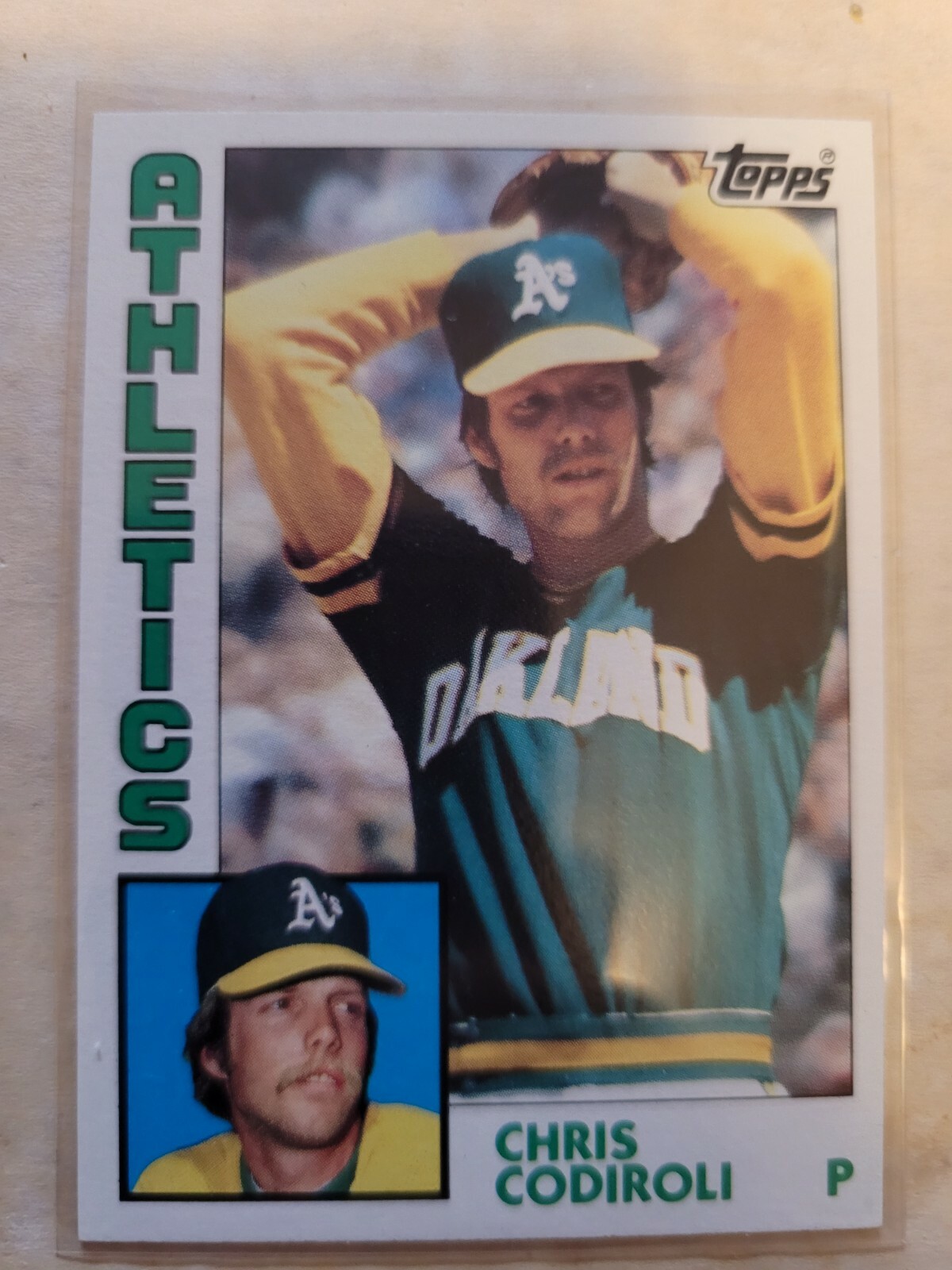 1984 TOPPS CHRIS CODIROLI #61 NM 