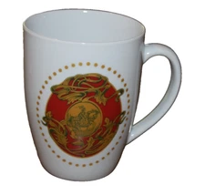 Godiva Chocolate Coffee Mug Red and Gold