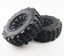 Rear knobby tires digger wheels for HPI Rovan KM baja 5T SC 195mm x 80mm